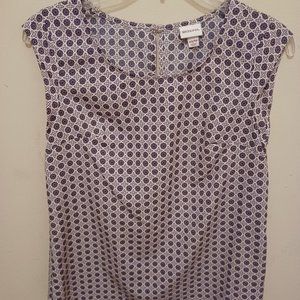 Merona sleeveless shell blouse tank top shirt Women's size XS